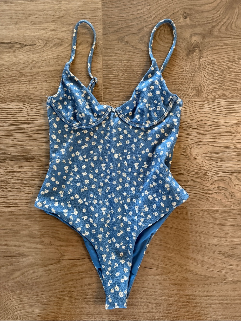 Thrills Blue Floral One-Piece Swimsuit